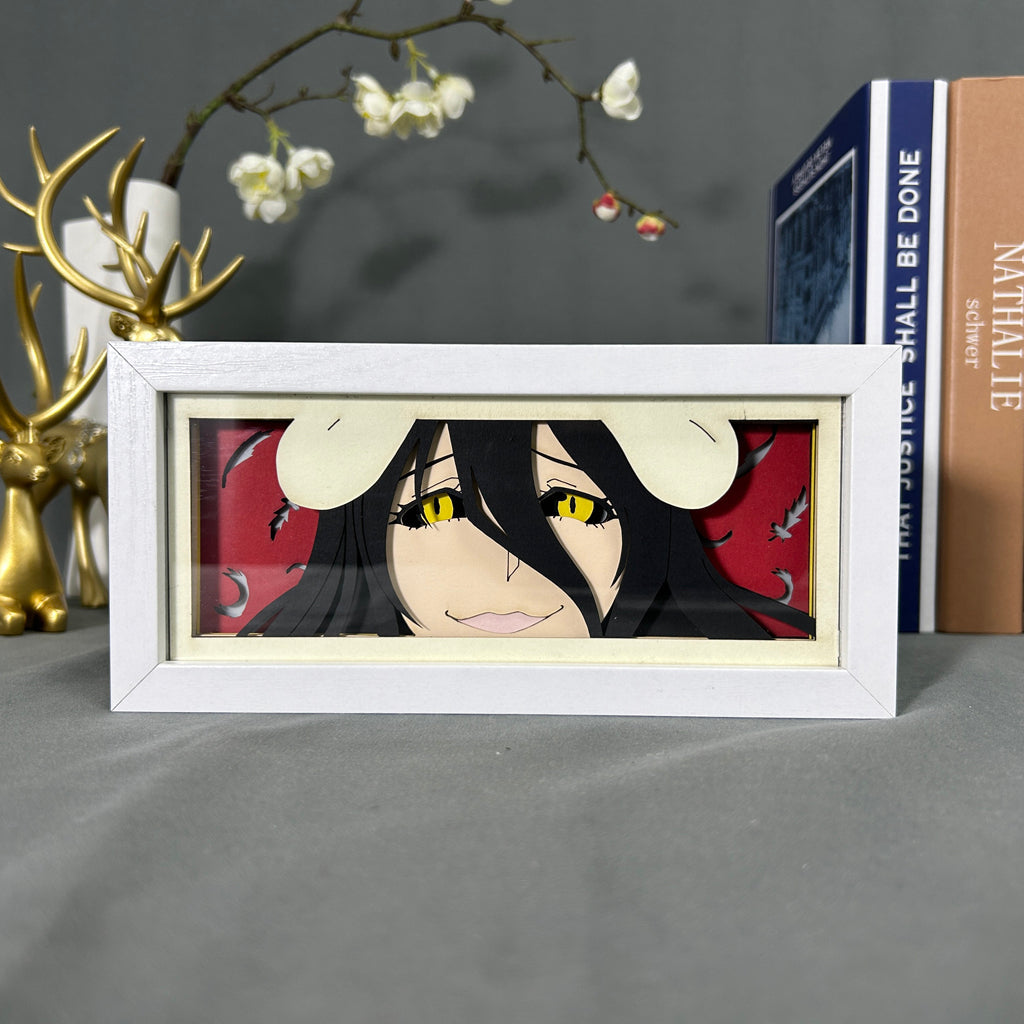 Albedo Overlord Anime-Leuchtbox!